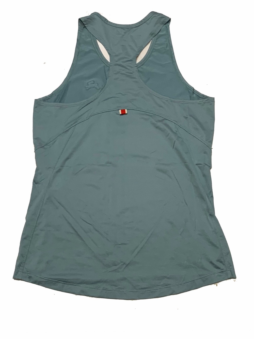 Tracksmith Teal Racerback Performance Tank - Picture 4 of 5